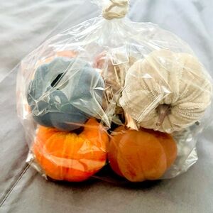 Set of Decorative Pumpkins